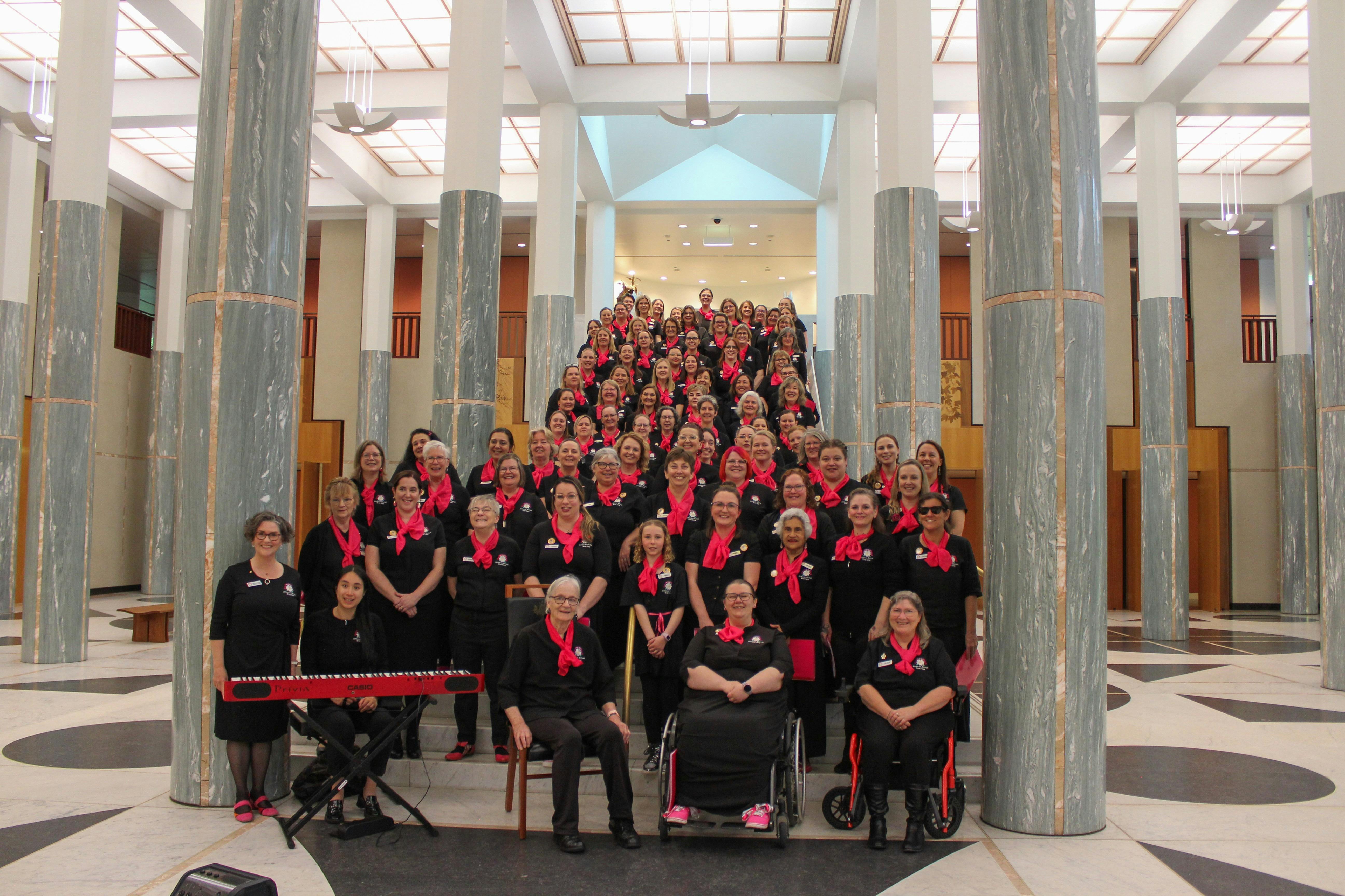 Australian Military Wives Choir performance