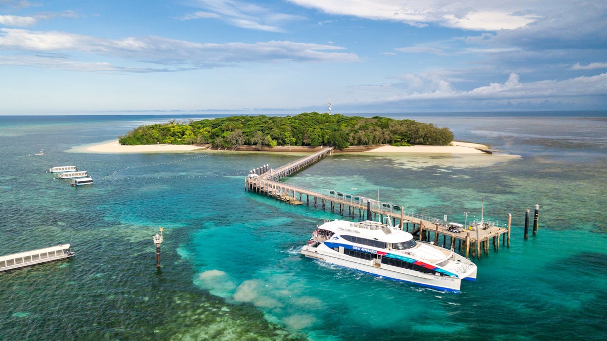 Ferry at Green Island jetty