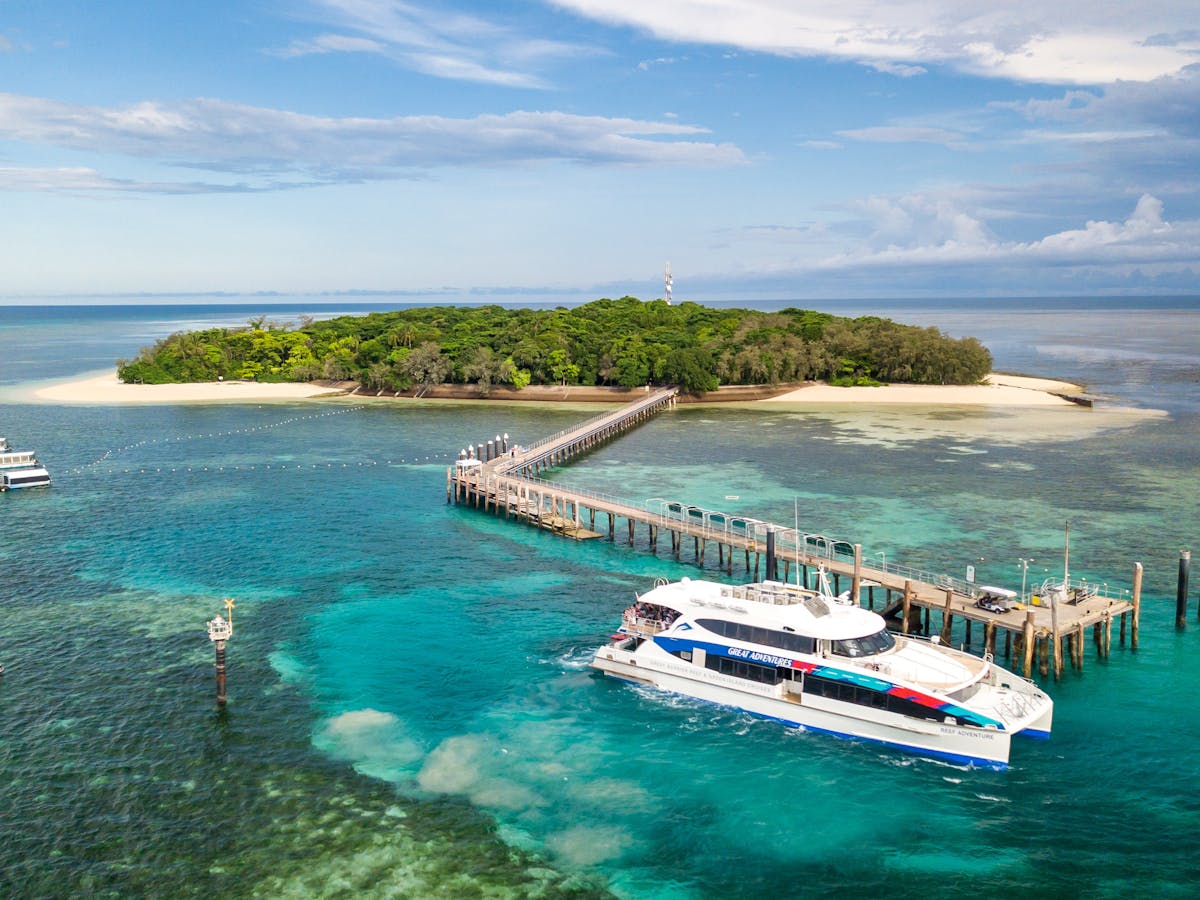Ferry at Green Island jetty