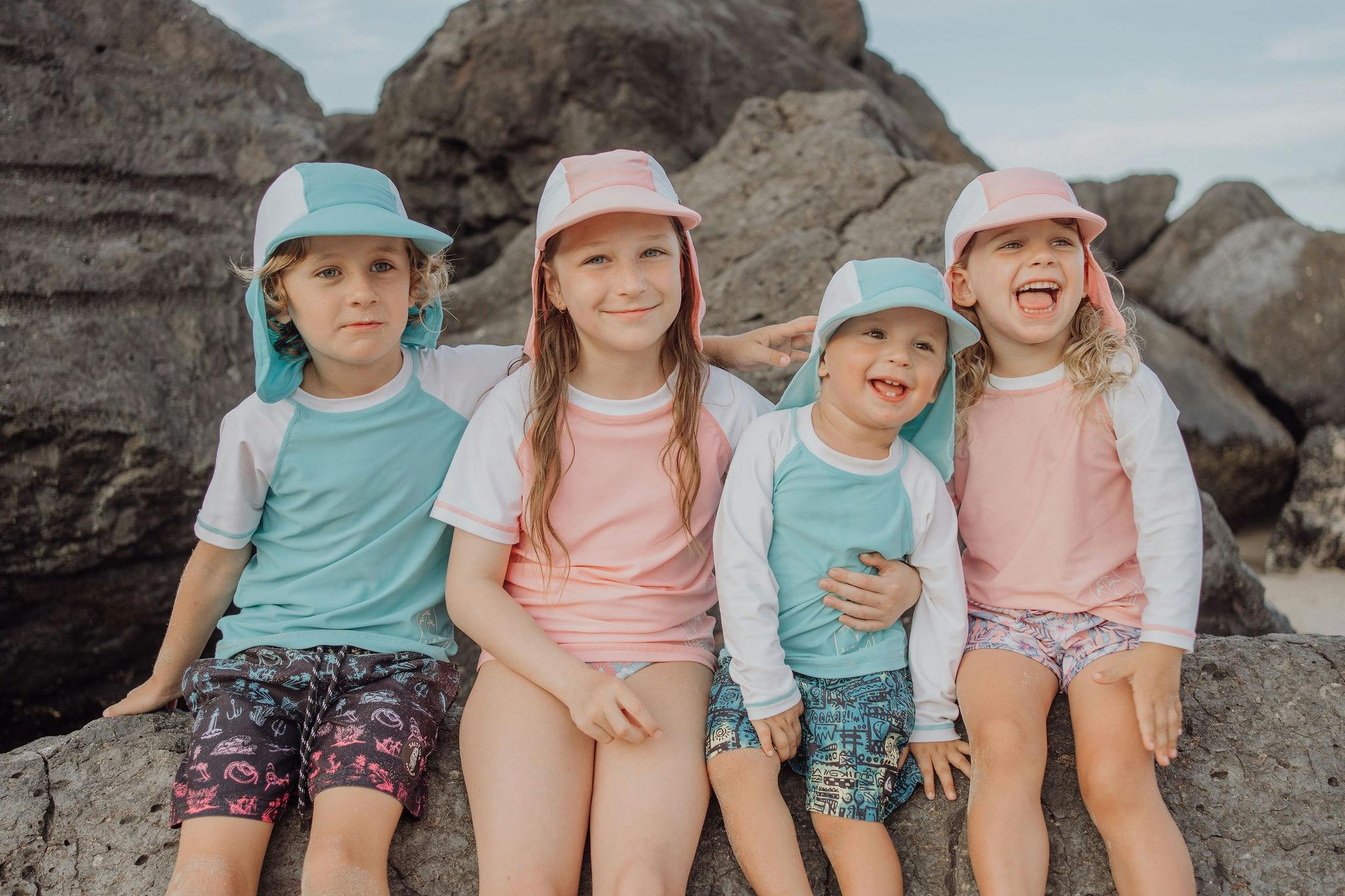 Kids in rashies