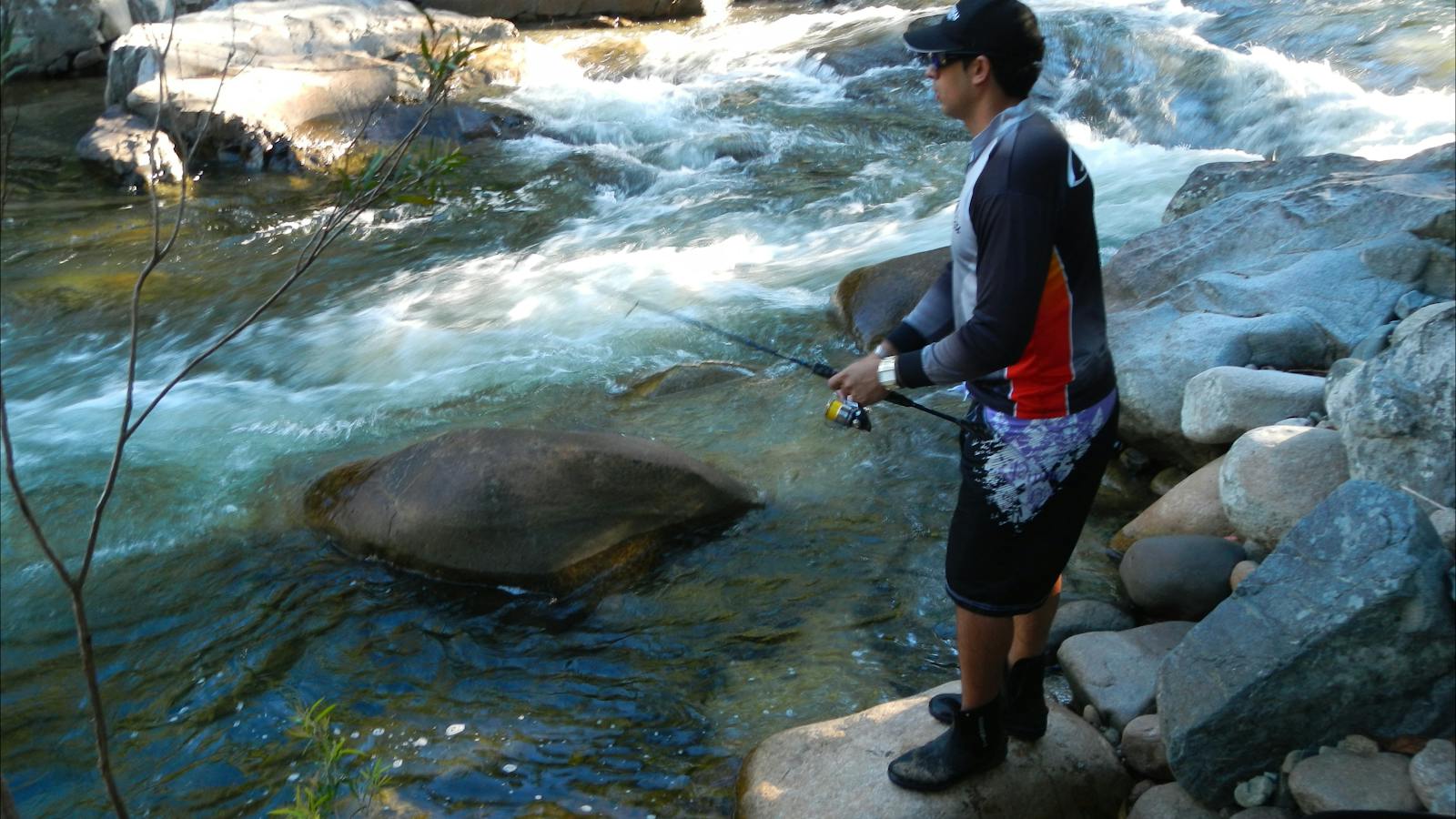 Fishing in McCready's Creek