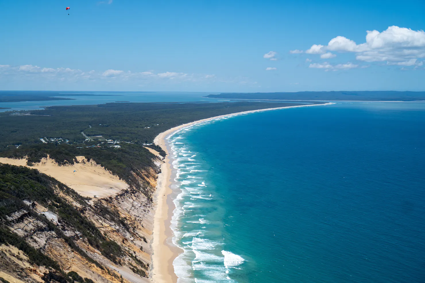 In View: Carlo Sandblow and Fraser Island