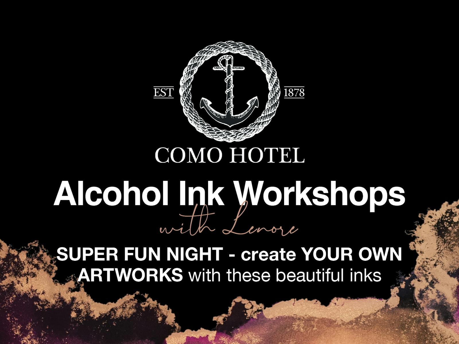 Image for Alcohol Ink Workshop at Como Hotel