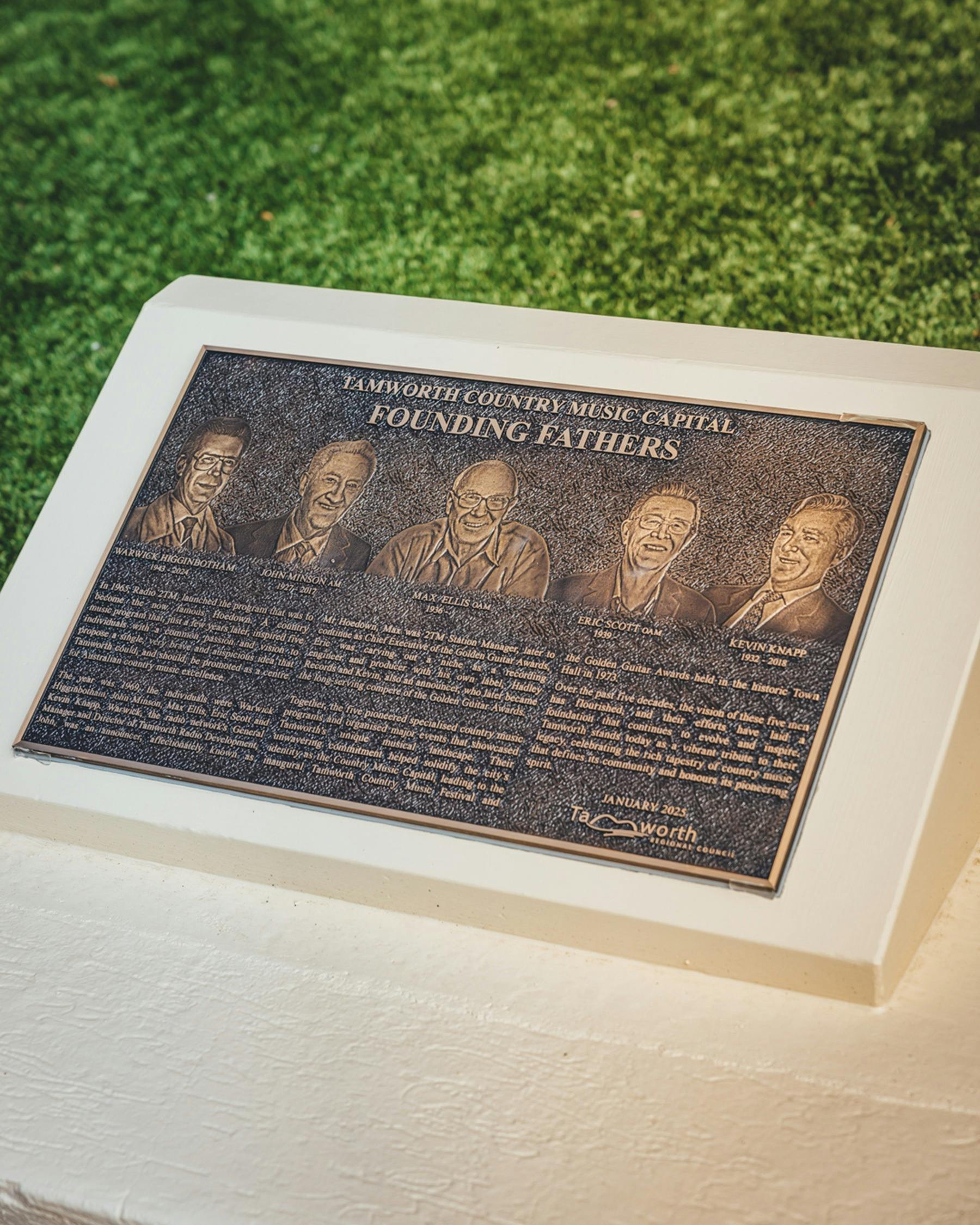 Founding Fathers Plaque