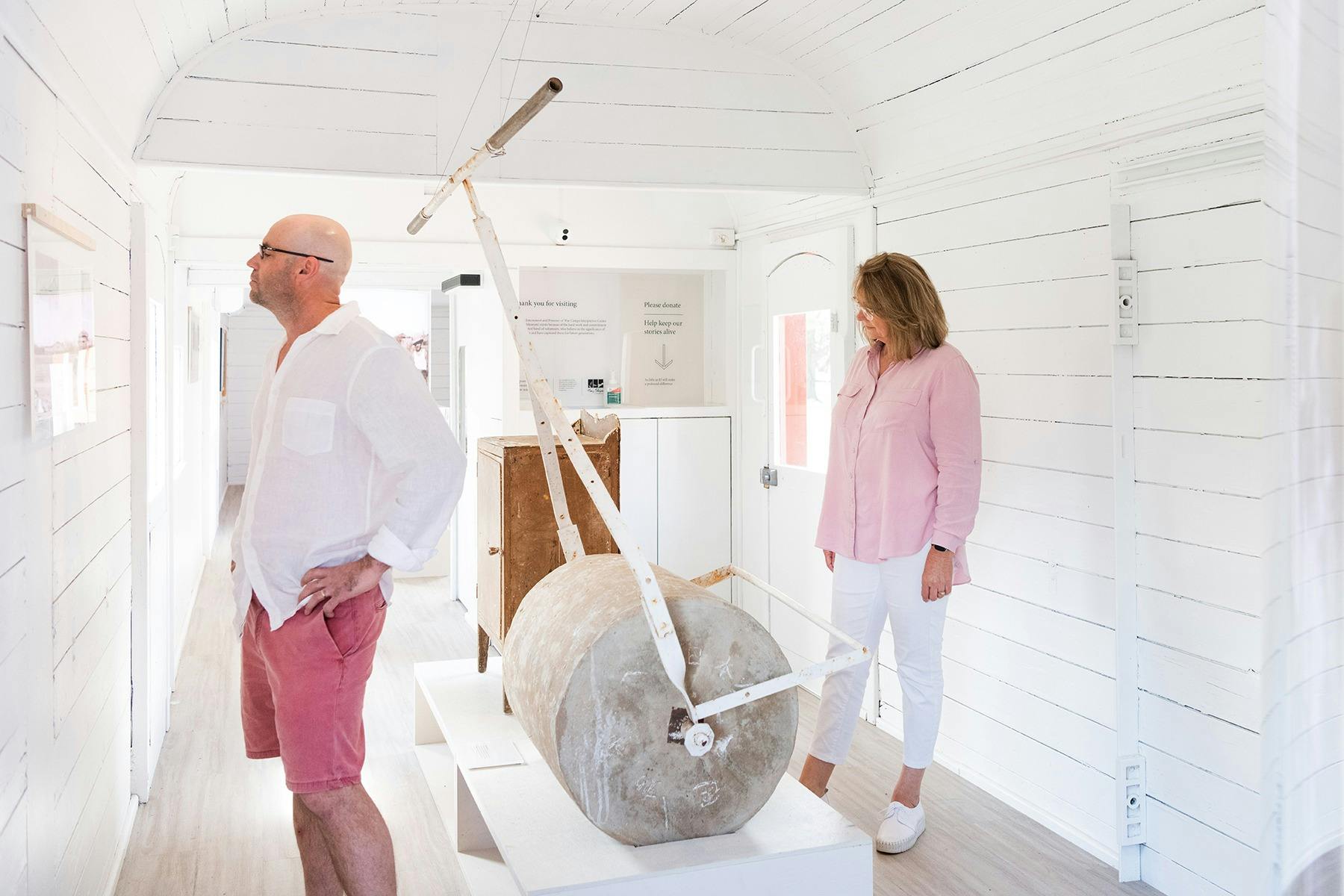 Ali and Phil at Dunera