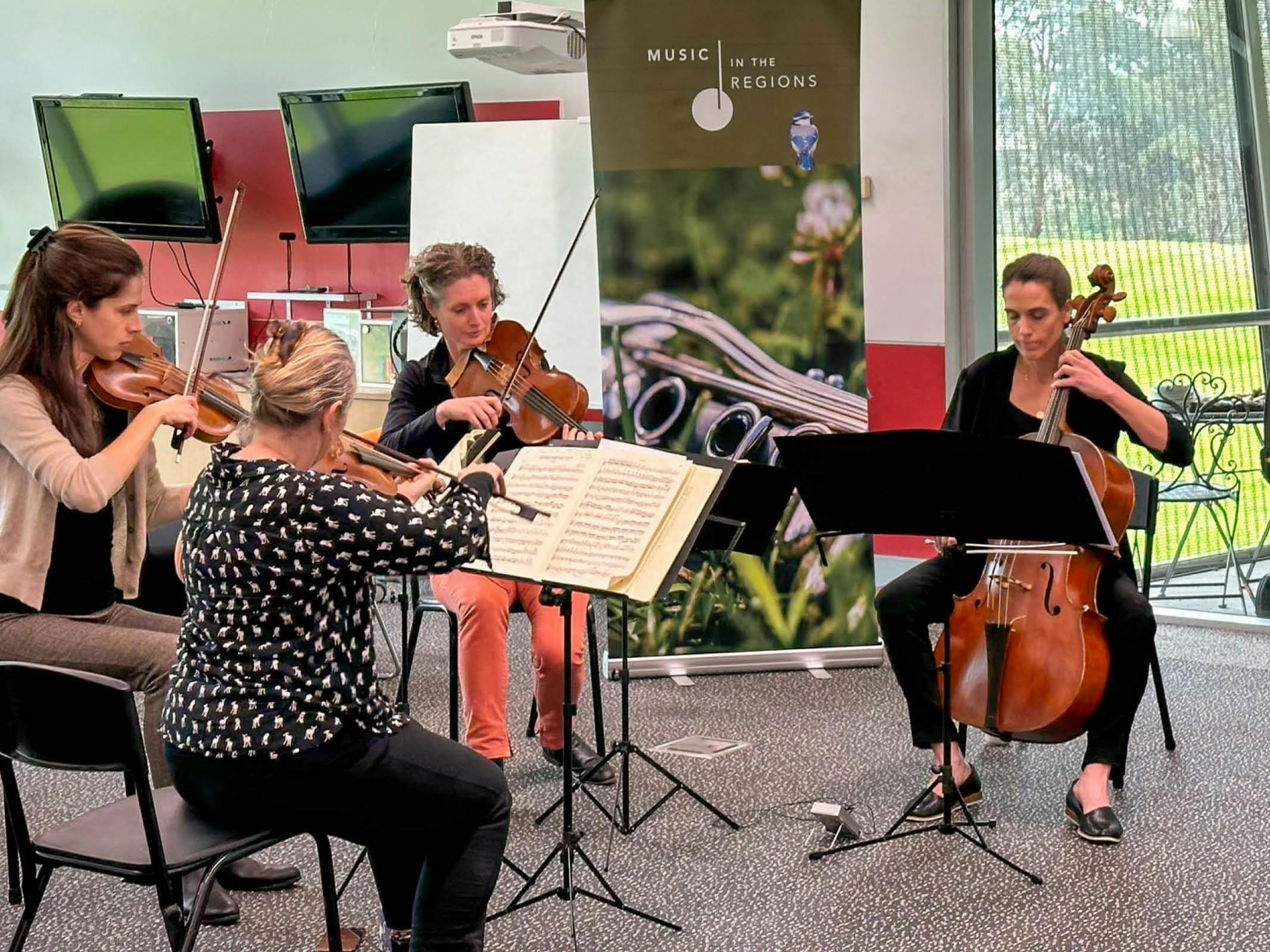 4 performers from the Haydn Ensemble