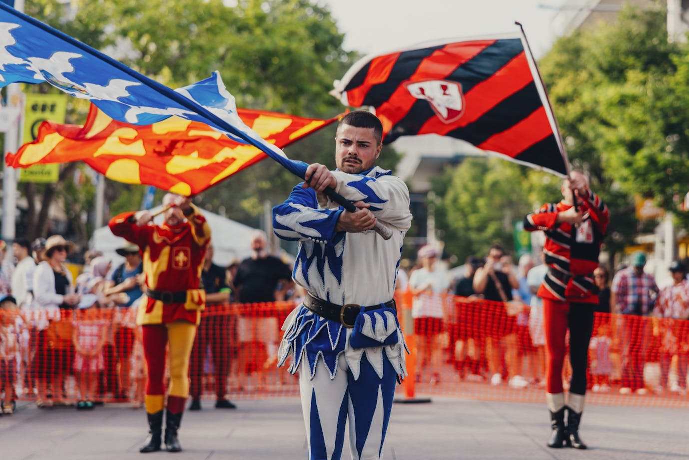 Italian Flag Throwers