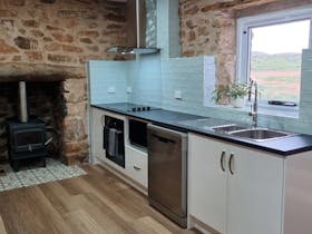 Shepherds Hut kitchen