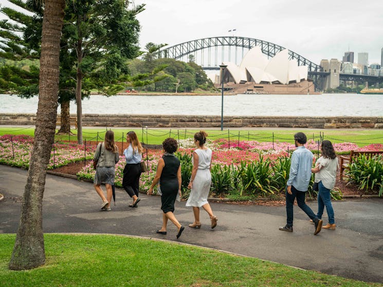 Morning walk along Sydney's foreshore, Royal Botanic Gardens Sydney