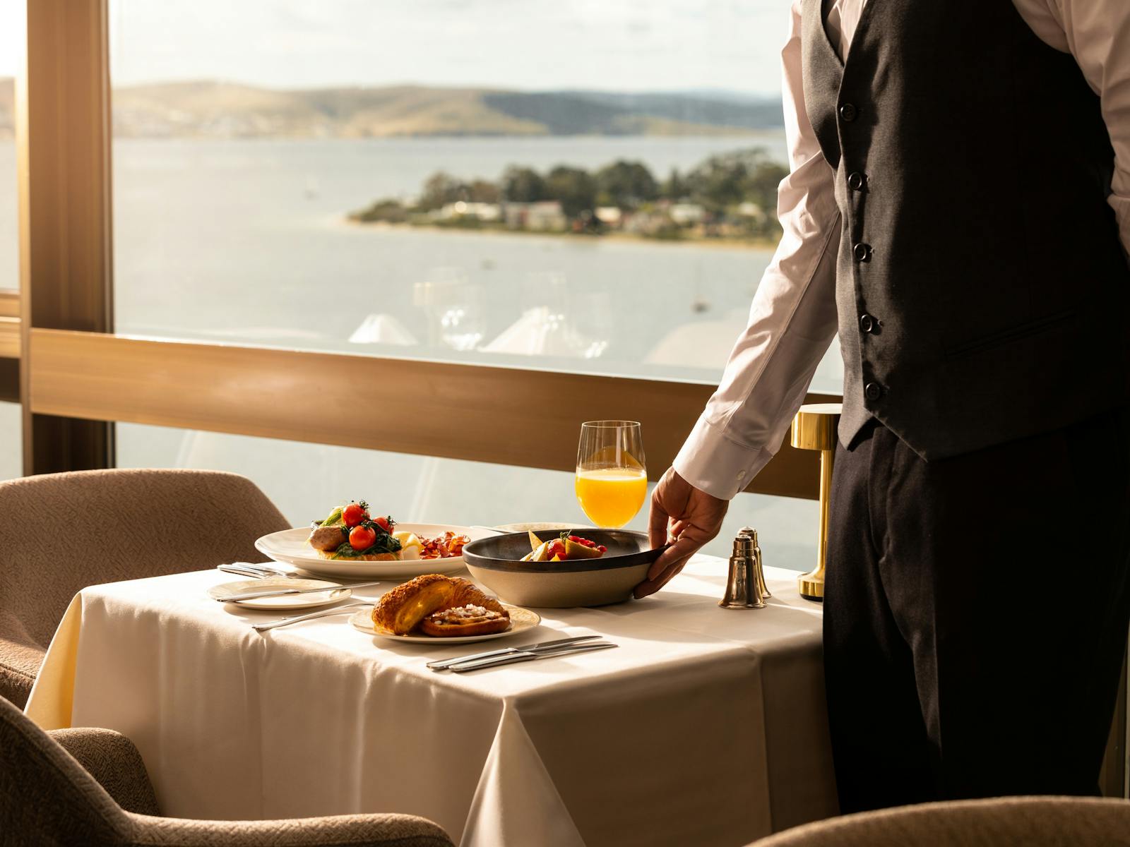 Breakfast at The Point Revolving Restaurant