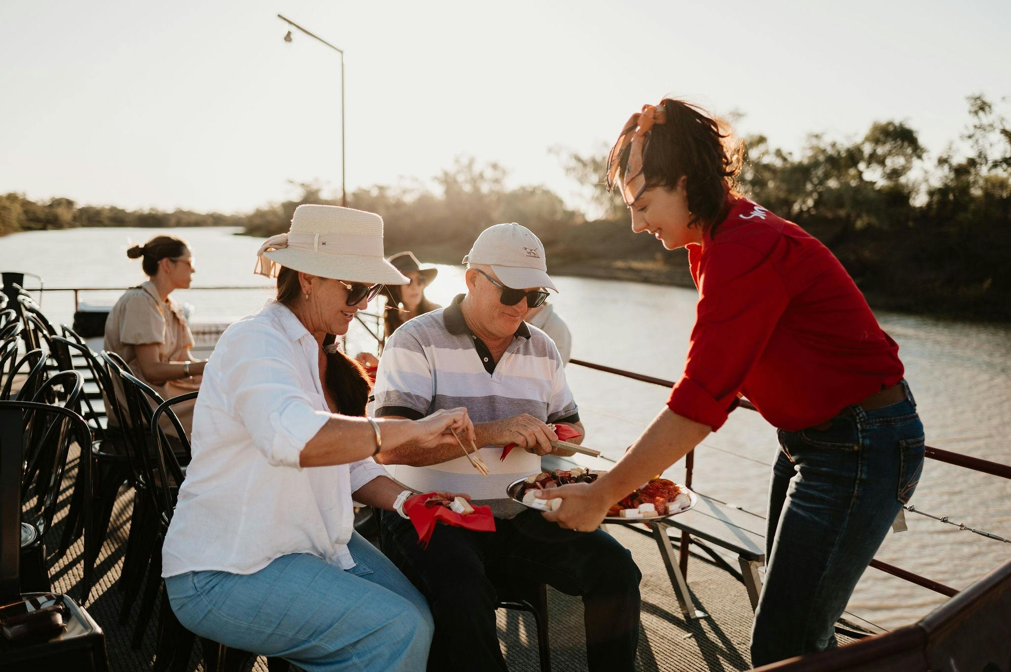 Nibbles being served