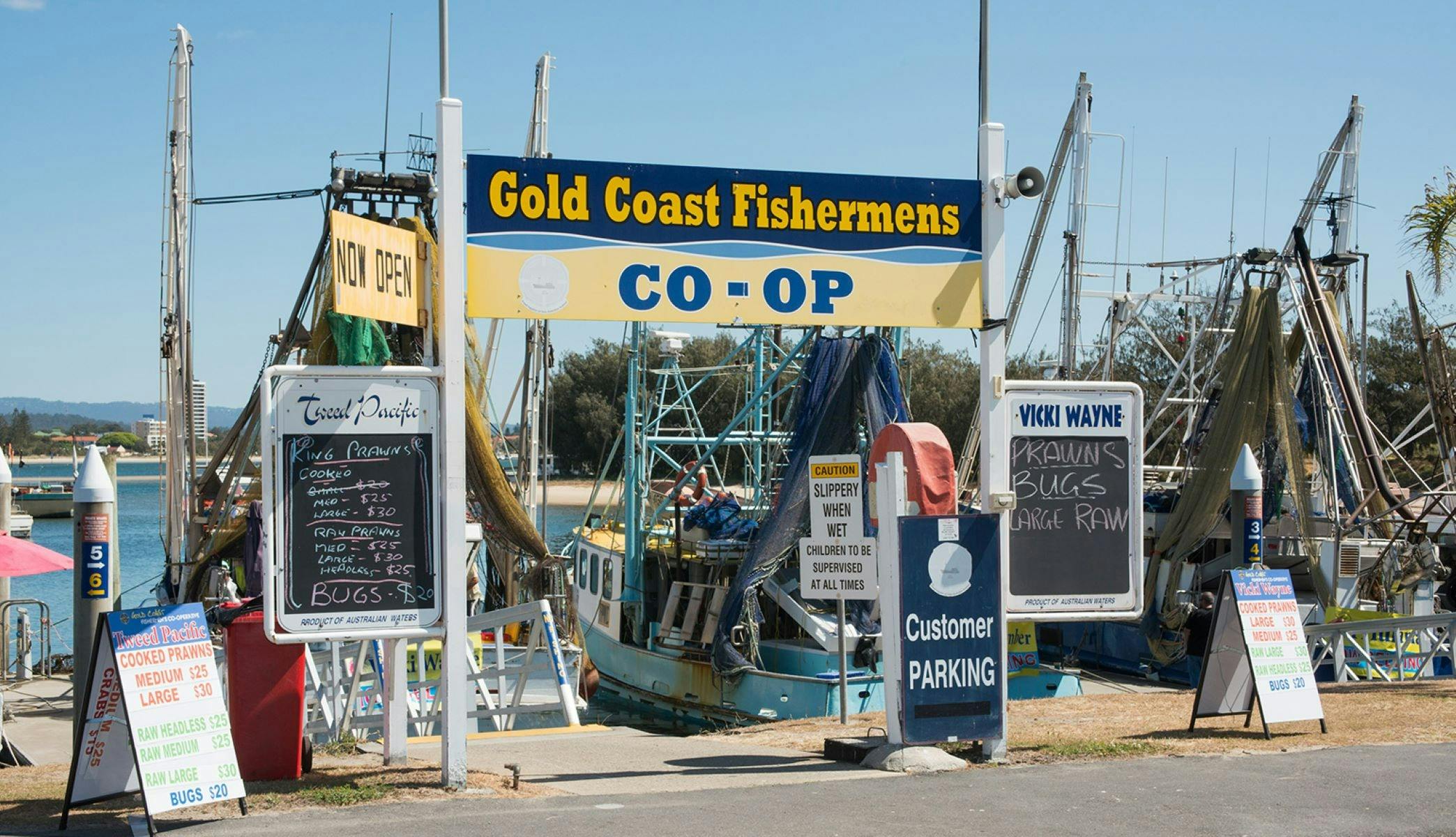 exterior entrance to fishermens co-op