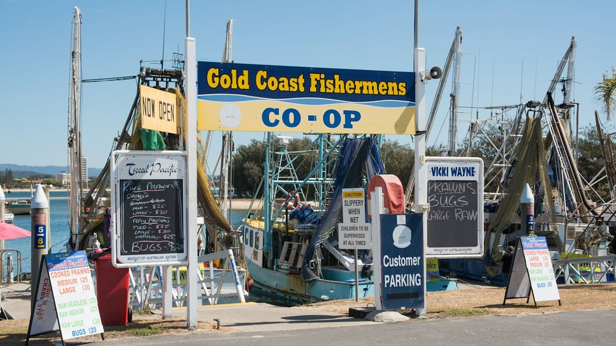 exterior entrance to fishermens co-op