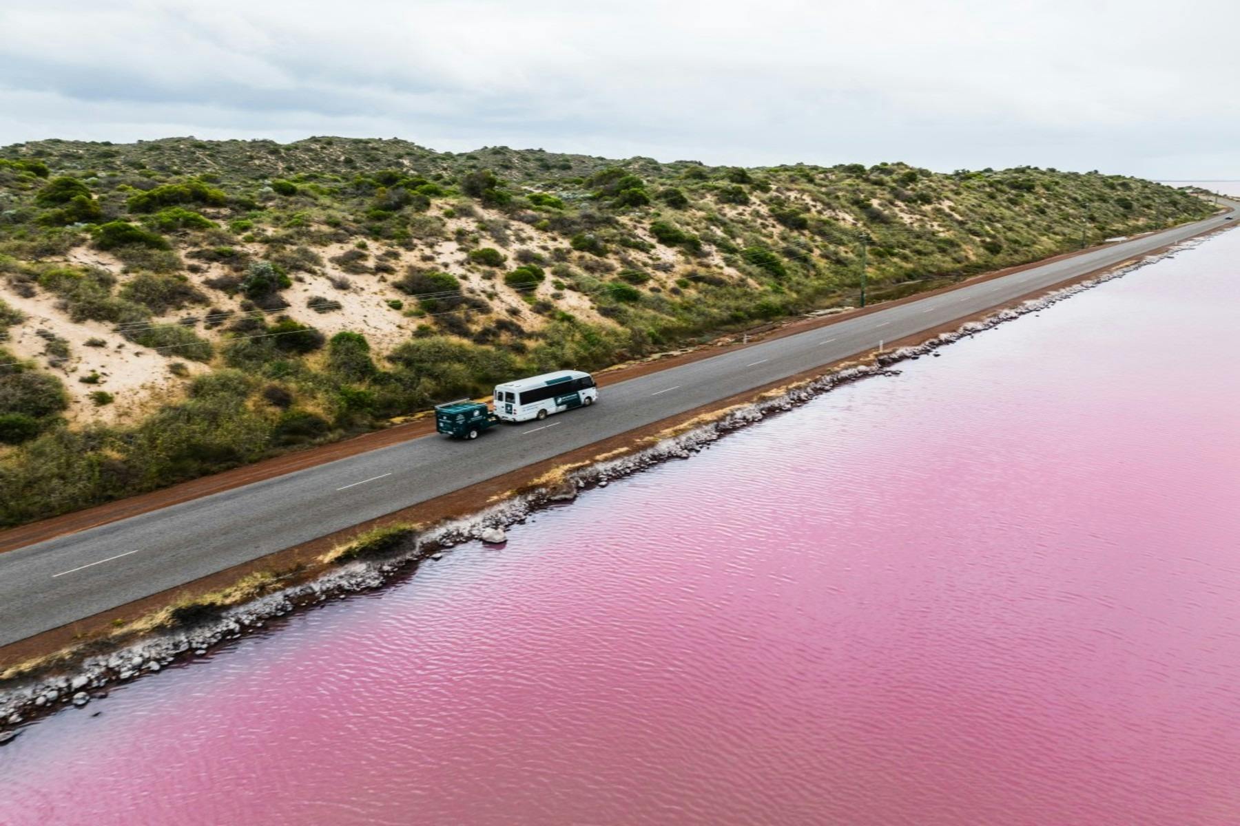 Transport to Pink Lake