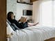 Relax with a book in the Master Bedroom