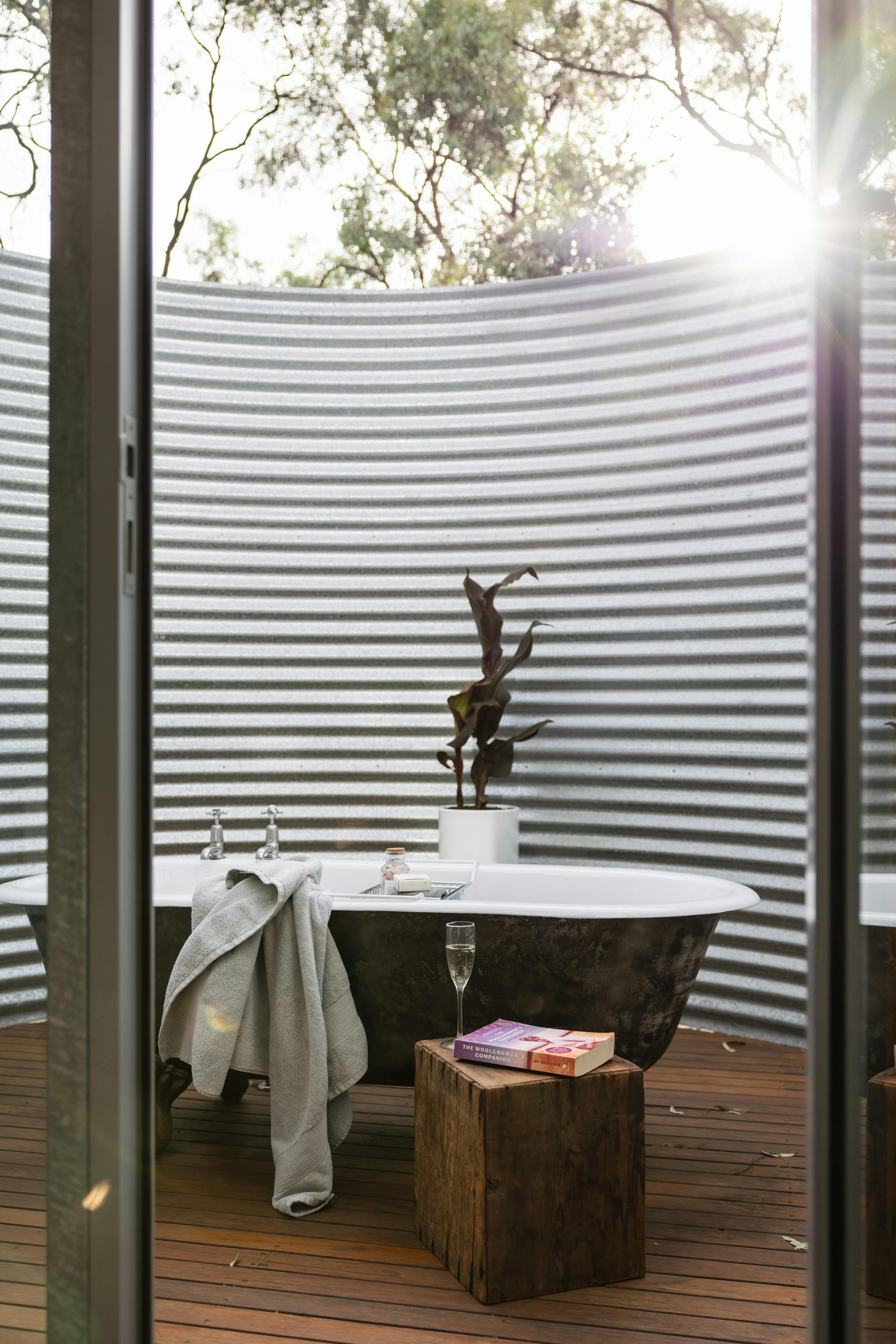 令人惊叹的私人户外浴池