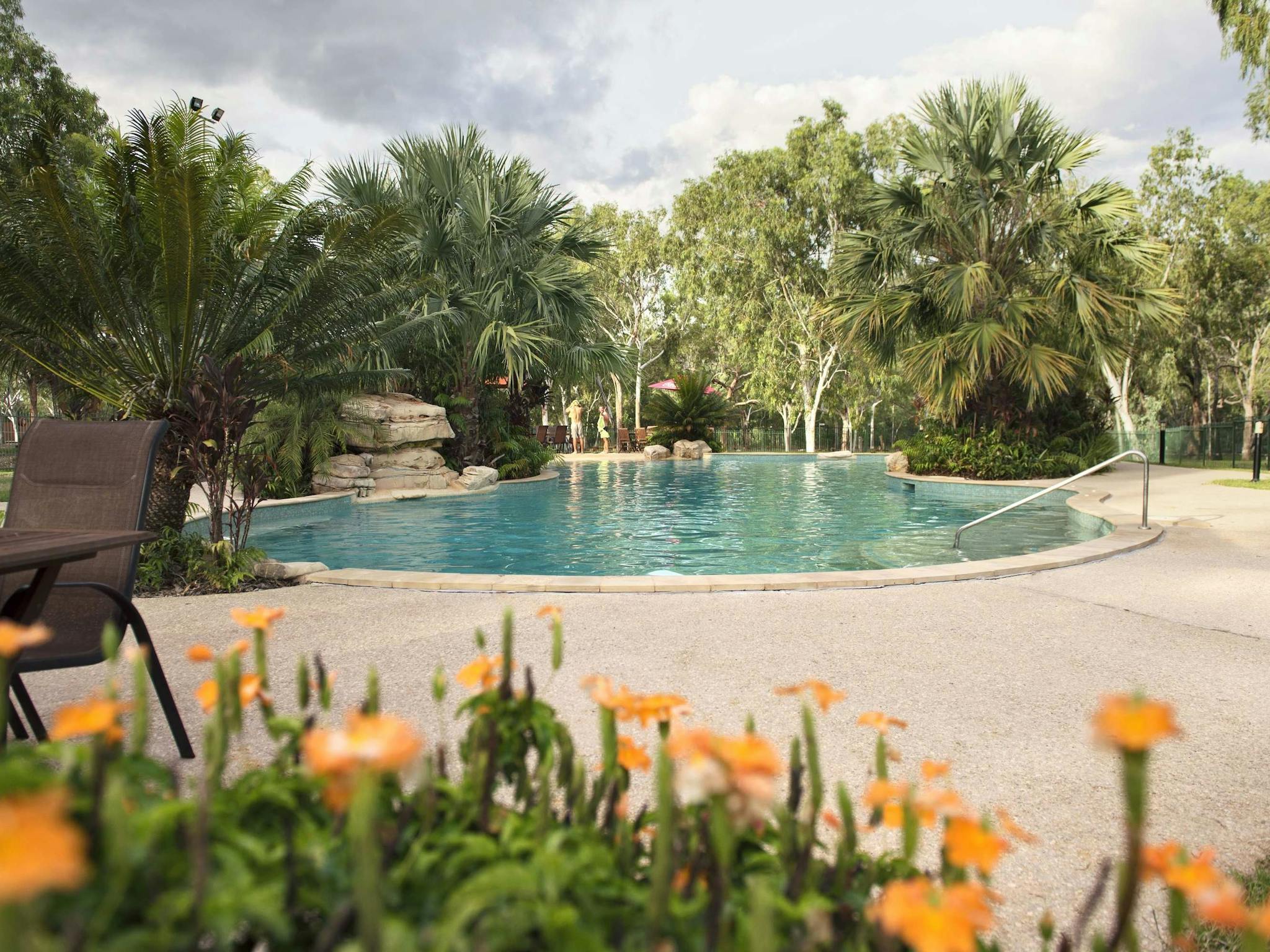 Photo of the pool in Nitmiluk Camping and Caravan Park in Katherine