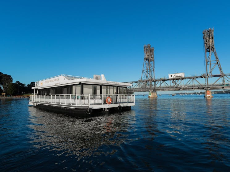 Nowhere Bound Luxury Houseboat and the Batemans Bay Bridge