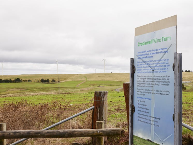 Wind farm signage