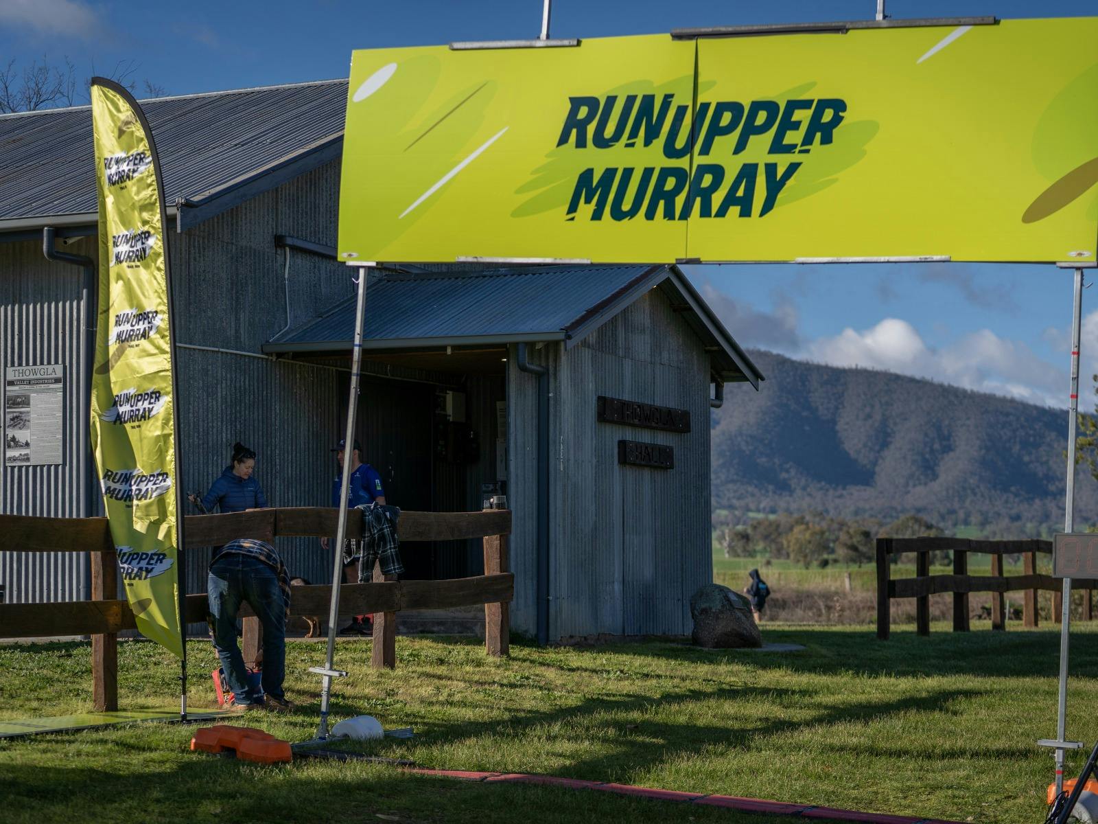 Staging ground for Run Upper Murray