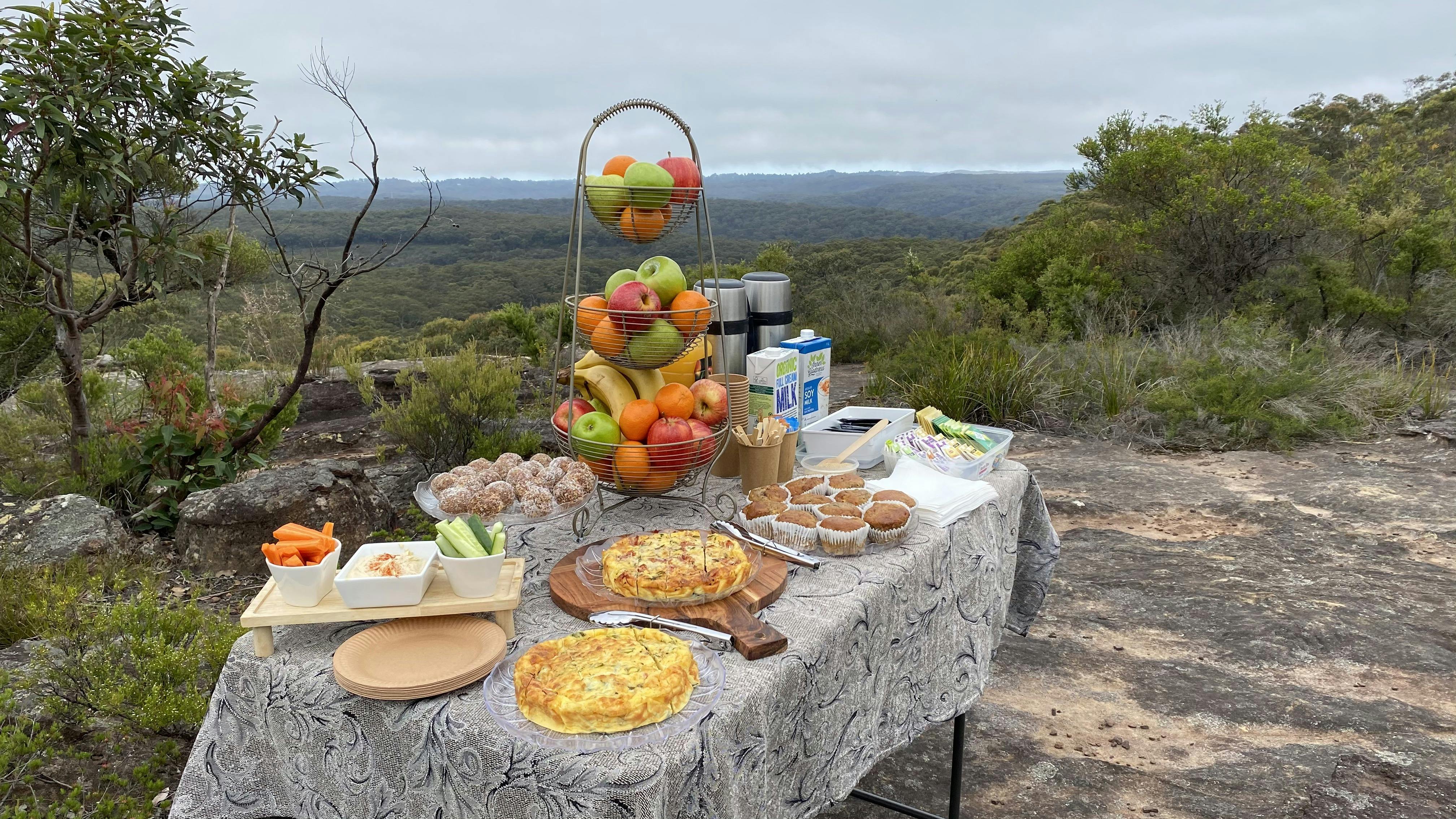 Morning tea with a view