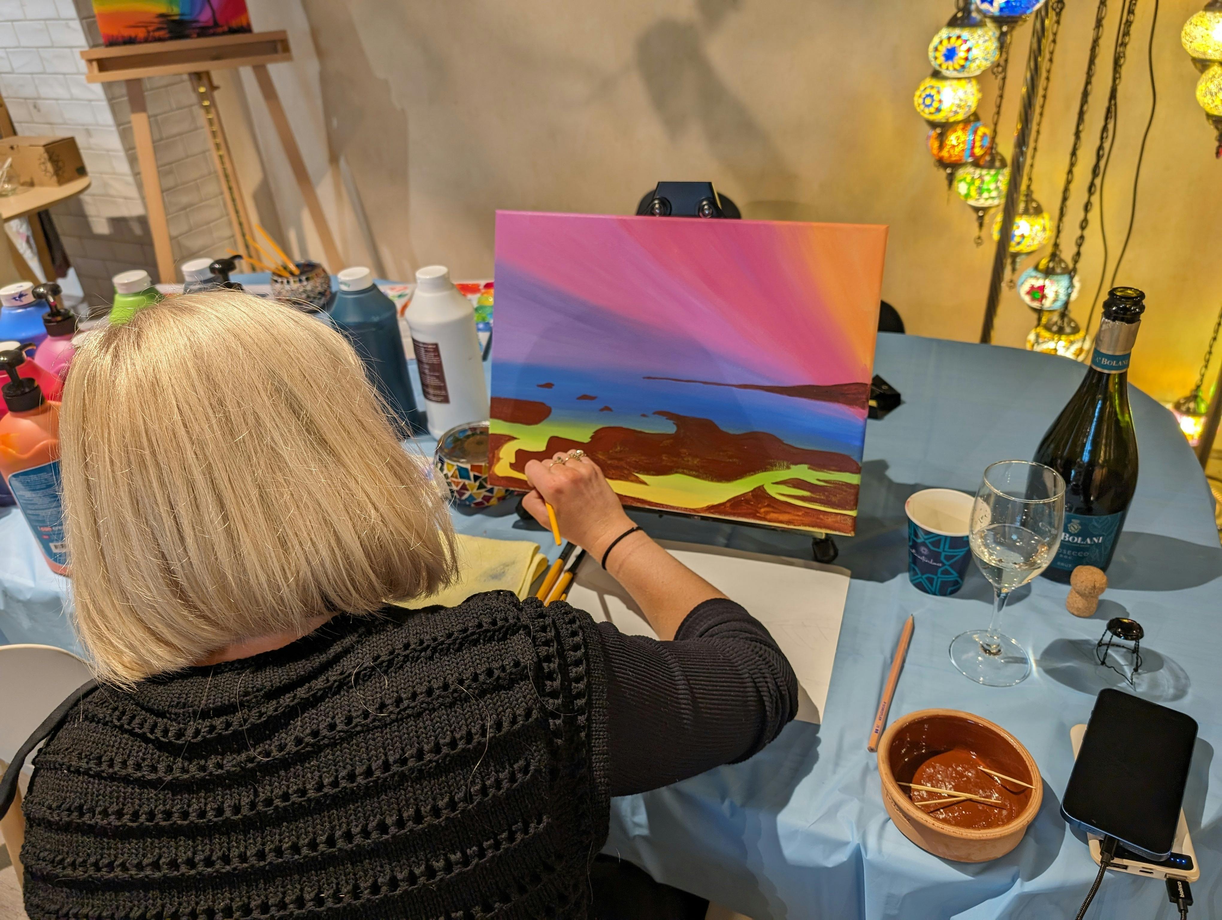 Acrylic Painting Class Brisbane and Syndey