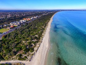 Aerial shot of Seaford Foreshore Reserve
