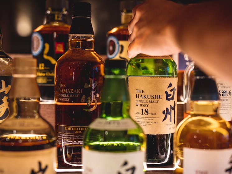 Japanese whisky at Cocktails at Banchō