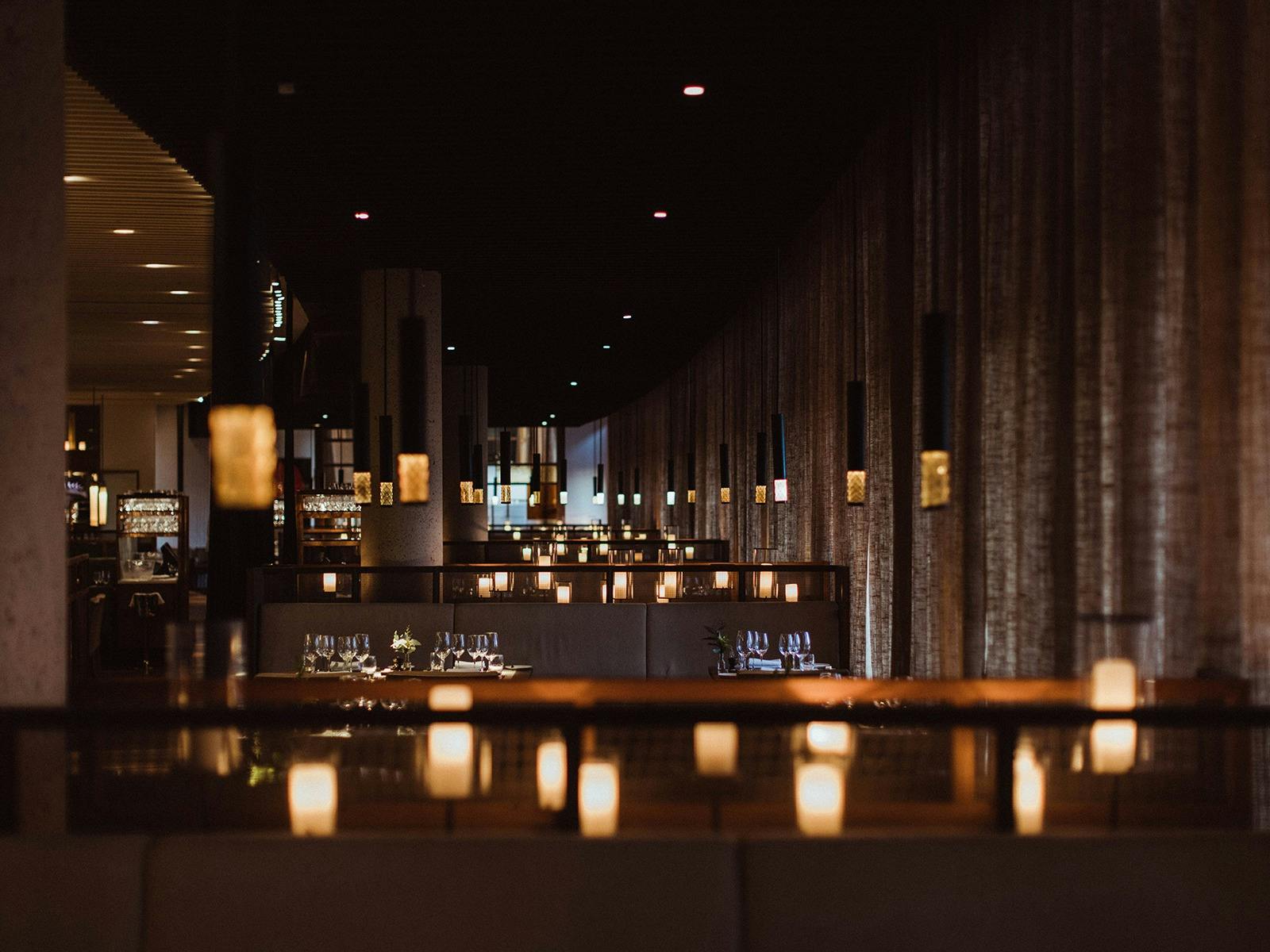 Inside Rockpool Bar and Grill