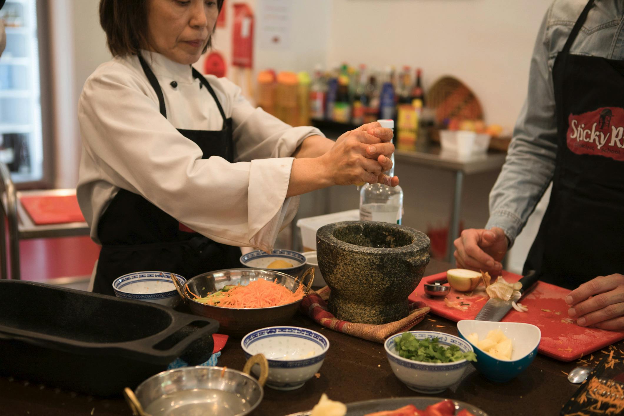 Sticky Rice Cooking School