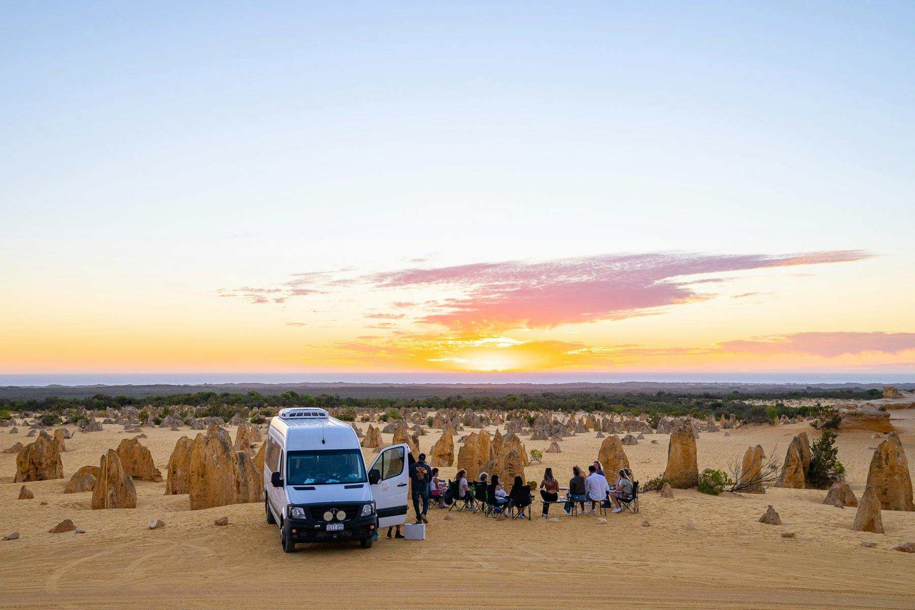 Dinner Location in Pinnacles Desert
