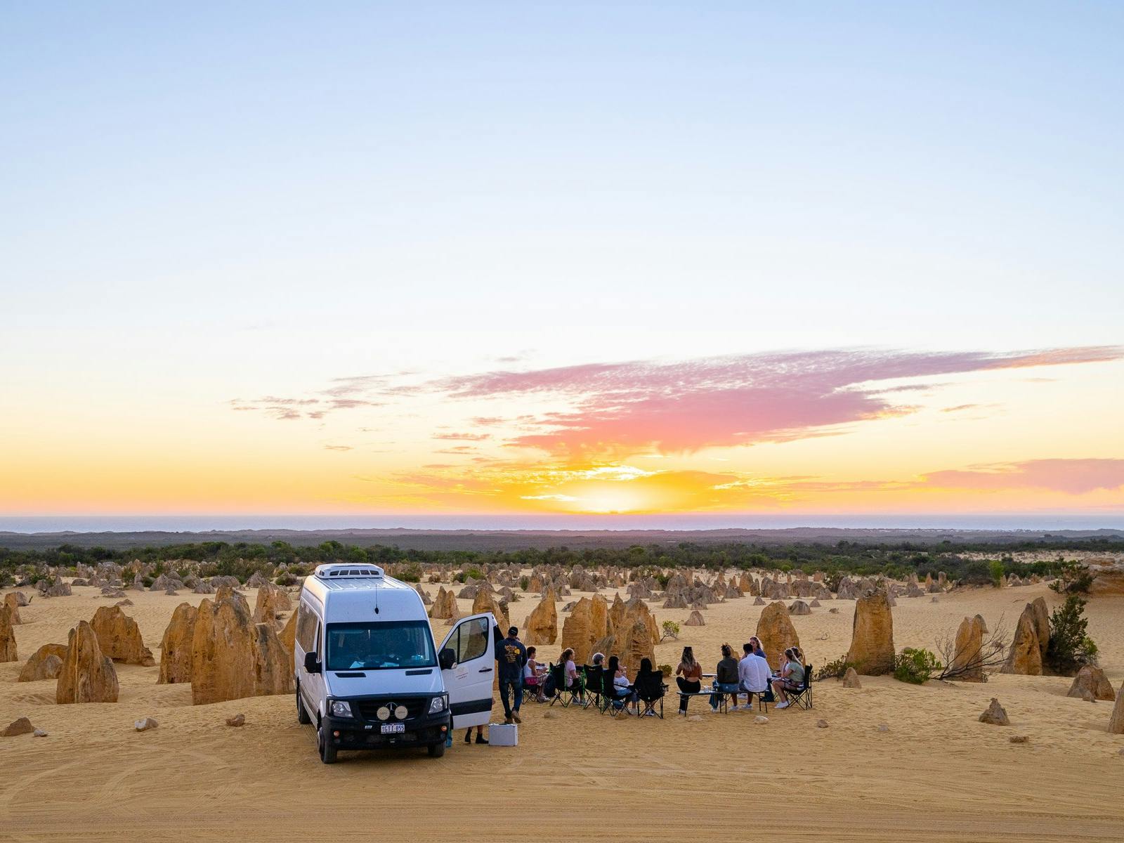 Dinner Location in Pinnacles Desert