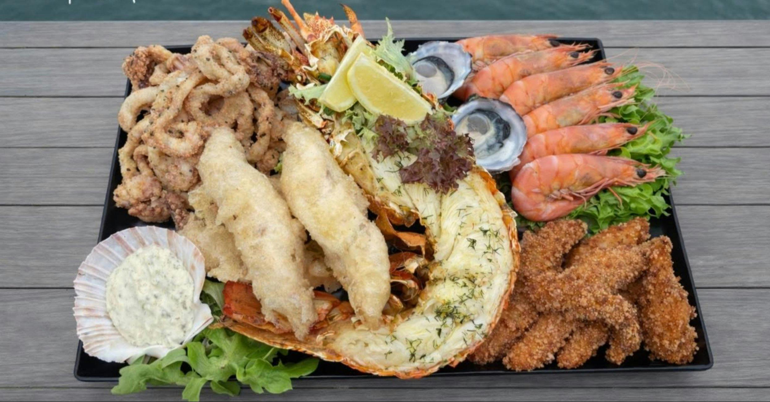 Seafood platter