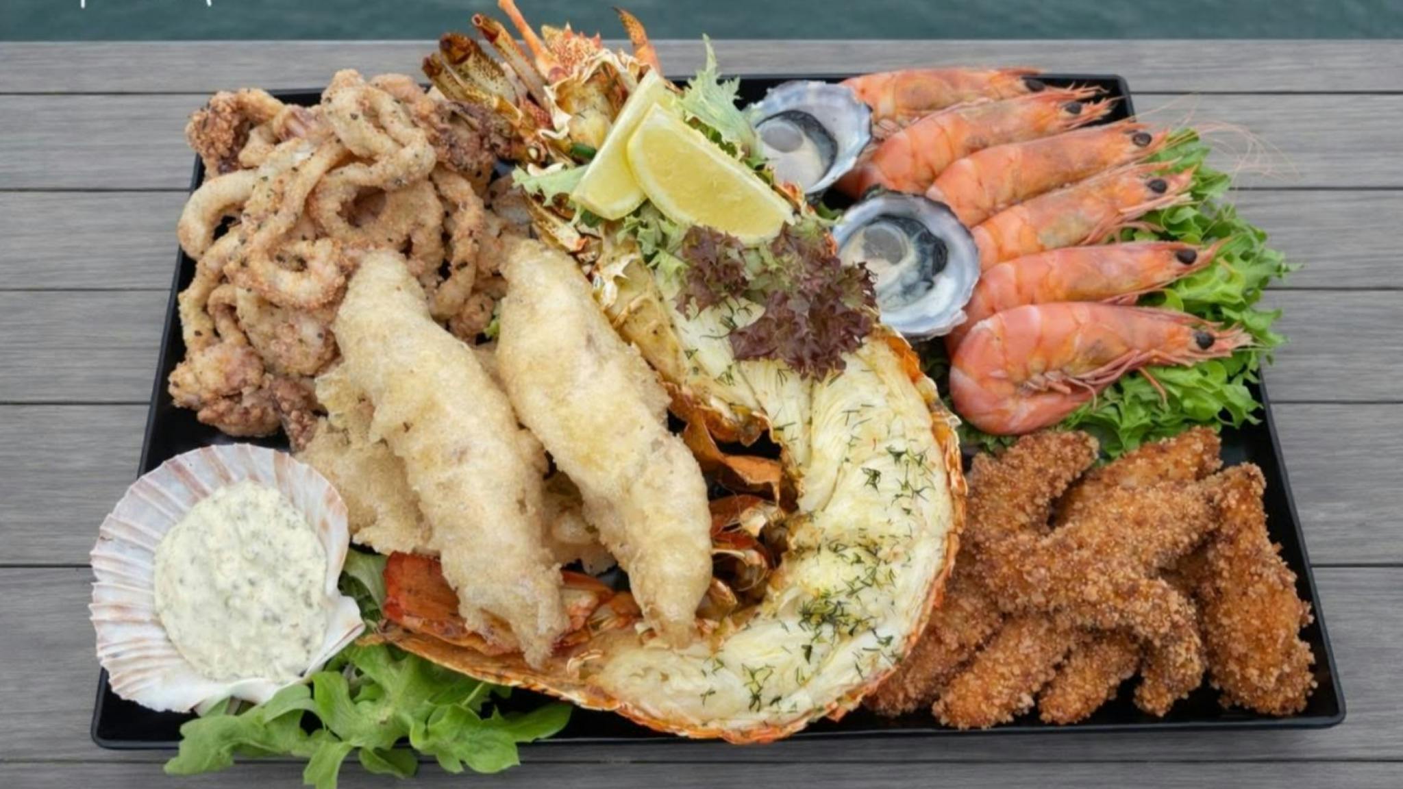 Seafood platter