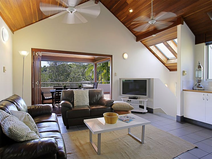 Clarkes Beach Villa - Byron Bay - Living Area