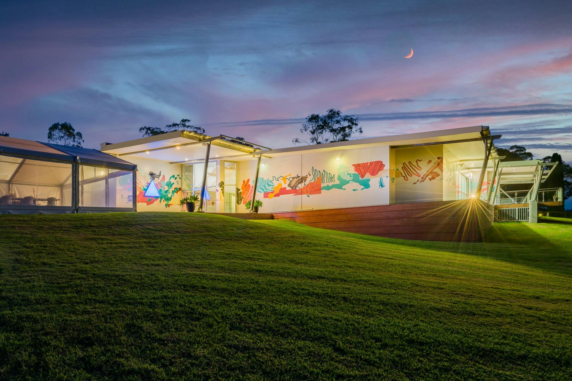 Museum of Art and Culture yapang external view from sculpture park