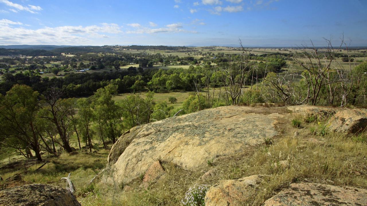 Granite outcrop overlooking Eldorado