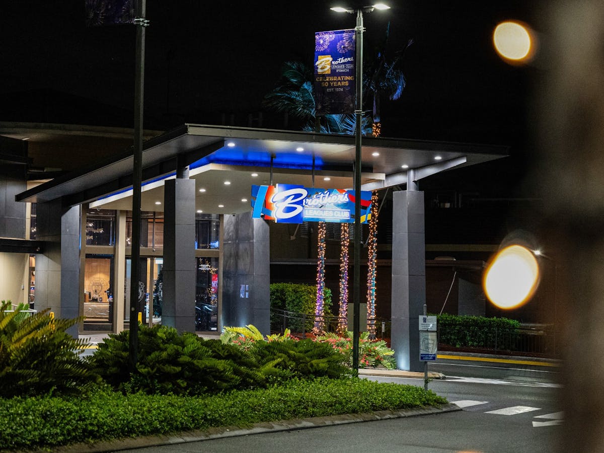 Brothers club at night
