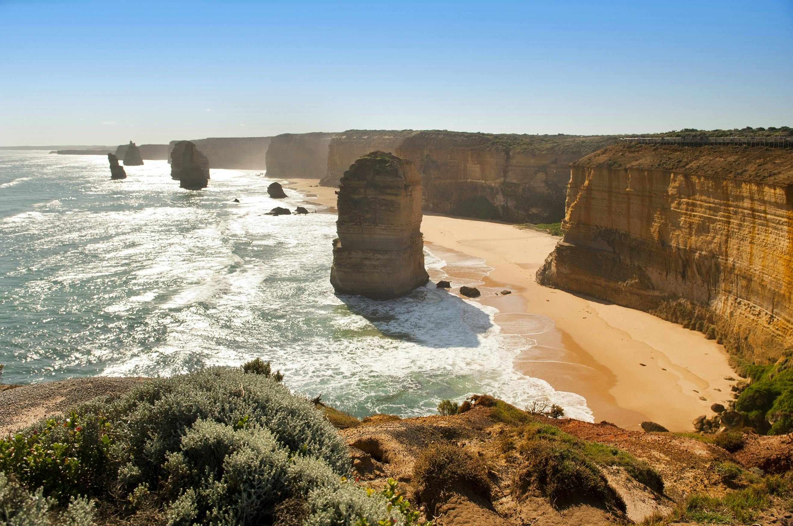 Rugged landscape of 12 Apostles