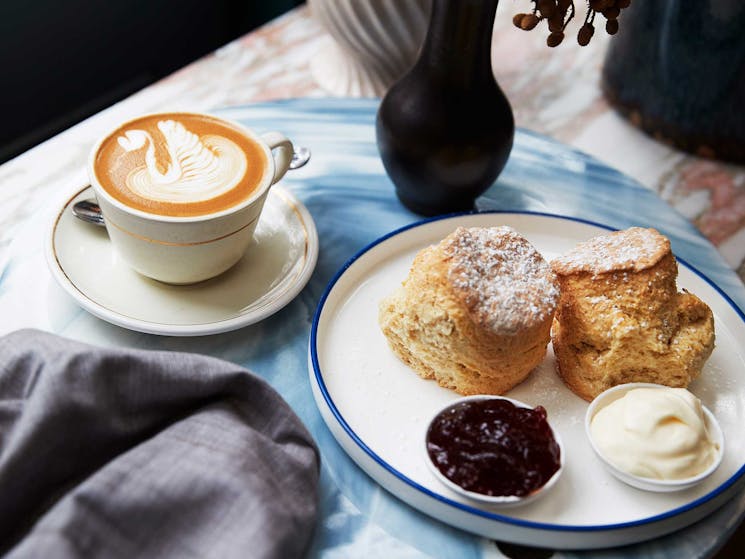 Coffee and scones