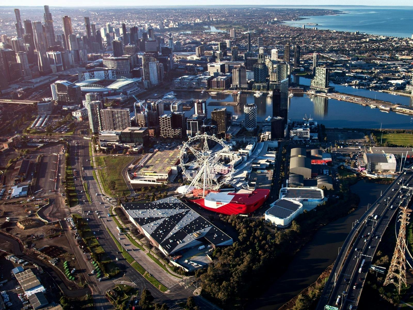 Helicopter Ride By Rotor One over Melbourne Star