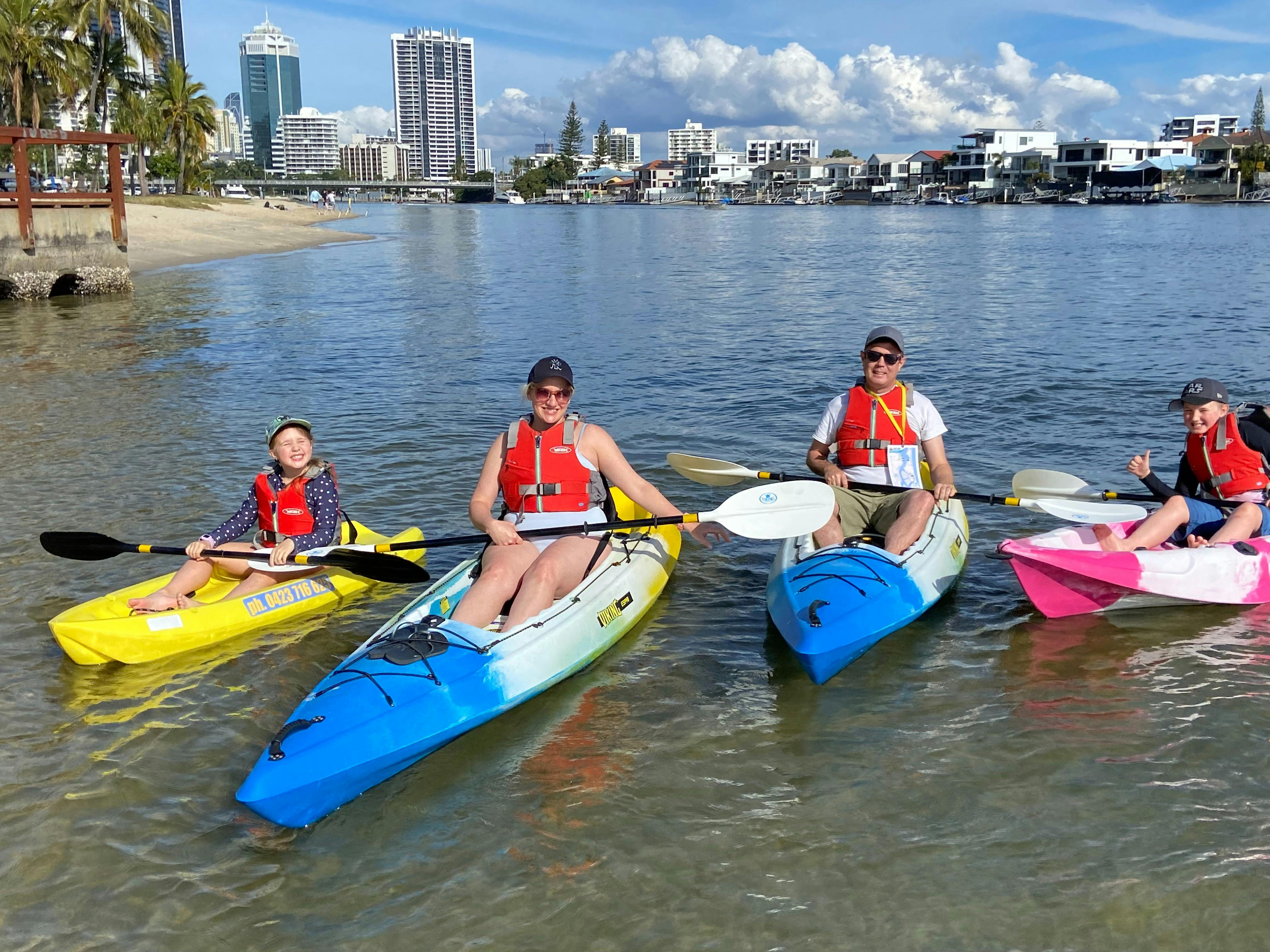 Fun on kayak