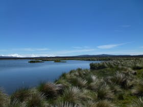 Double Lagoon, one of the 19 Lagoons in the World Heritage Area on a beautiful clear spring day.