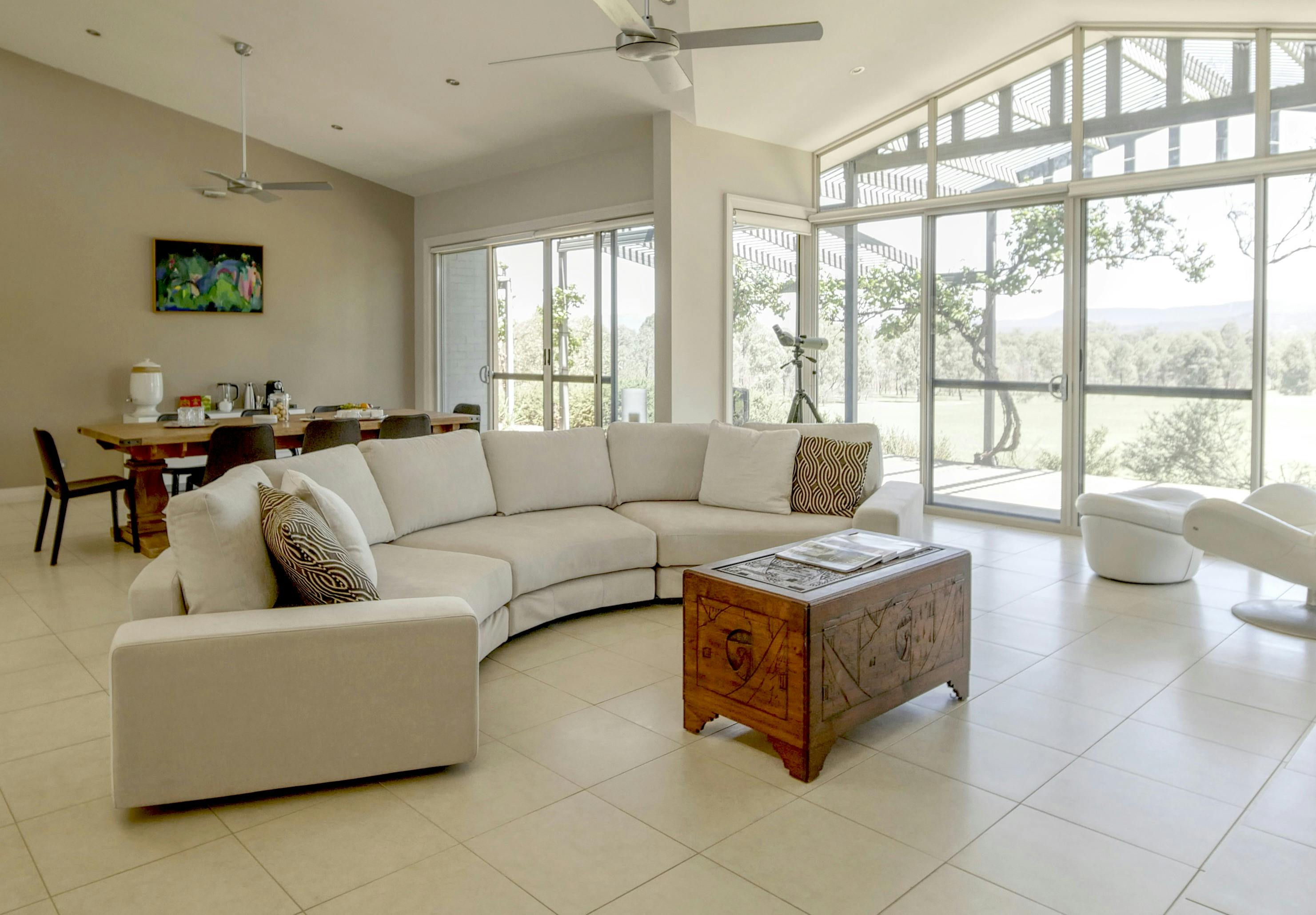 The Great Room public guest spaces at Belle Bois.