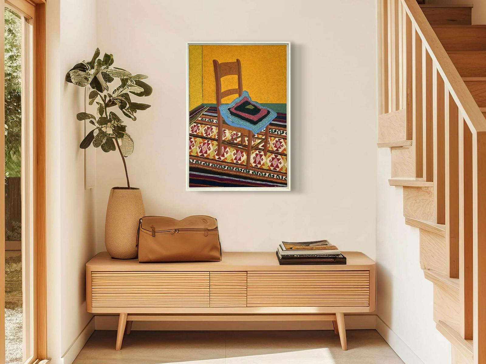 Torn cushion chair - Tim Moorhead at The Peisley St Gallery, Orange