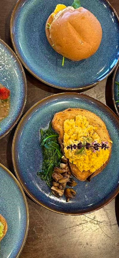 Range of breakfast dishes