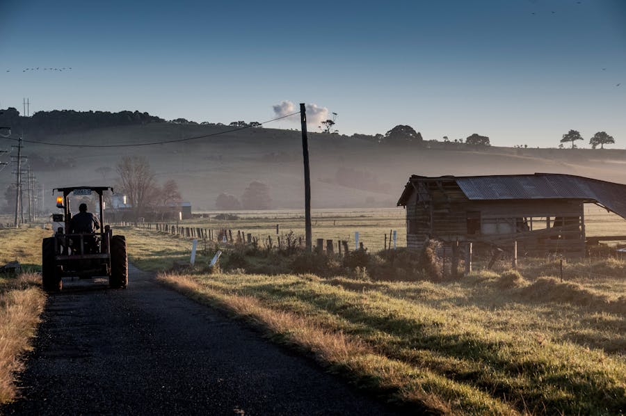 Tractor at Jamberoo