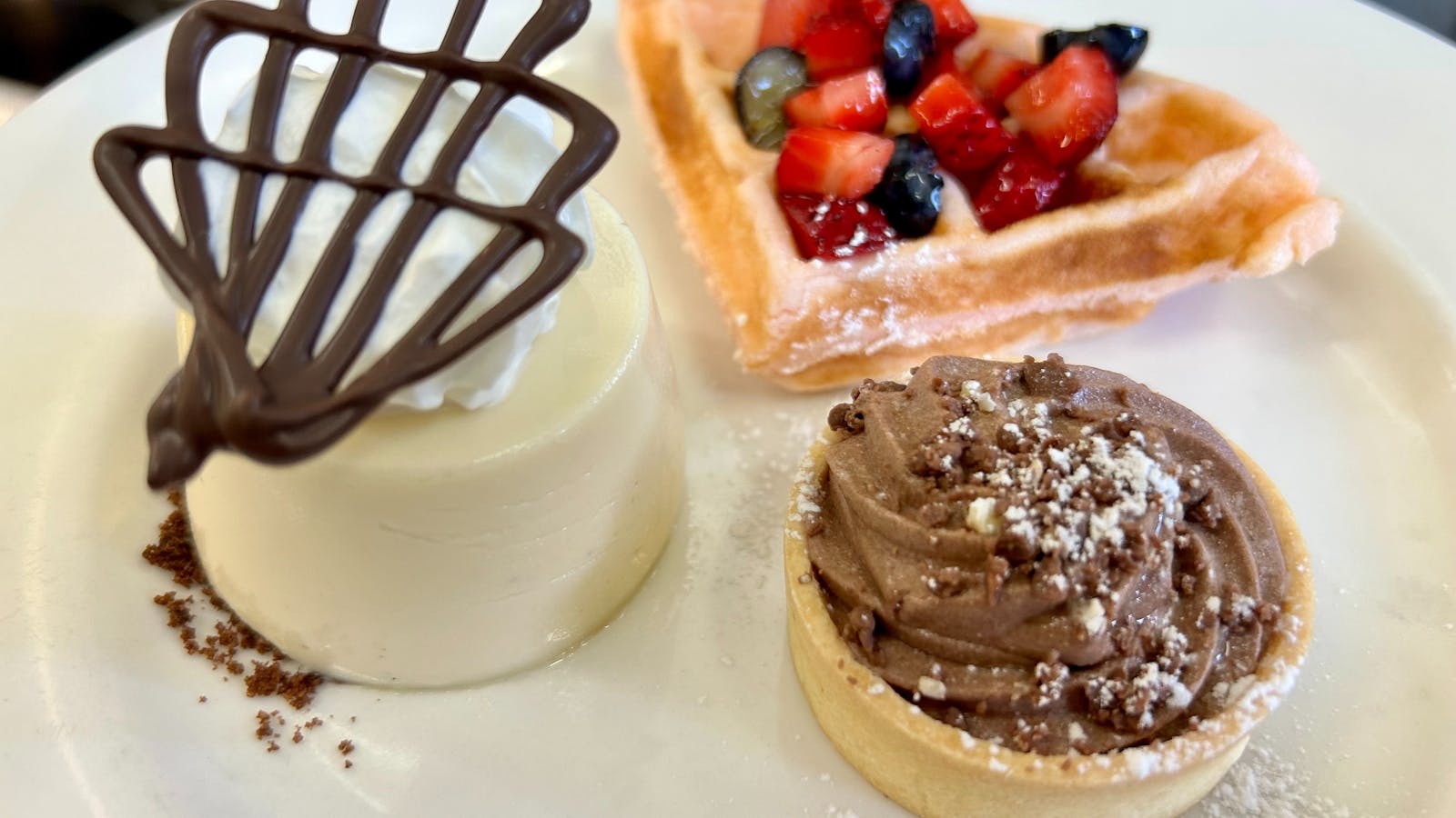 Individual Dessert Tasting Plate