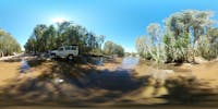 River Crossing on 4x4 Tour