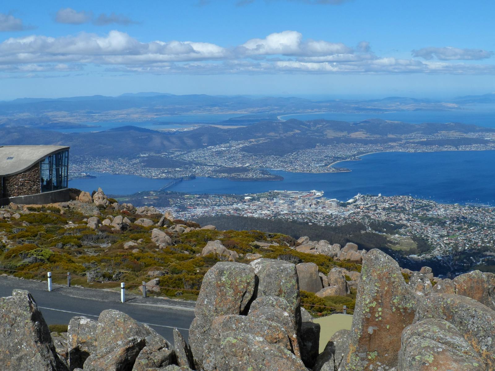 Just a 30 minute drive from the City to the summit of Mt. Wellington